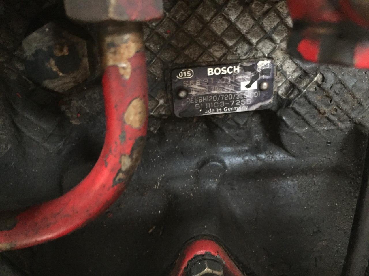 Gebrauchte Einspritzpumpe MAN, Bosch - Nr. : 0102 786 201, MAN 51.11103 - 7255 - Пумпа за гориво за Камион: слика 5 Gebrauchte Einspritzpumpe MAN, Bosch - Nr. : 0102 786 201, MAN 51.11103 - 7255 - Пумпа за гориво за Камион: слика 5