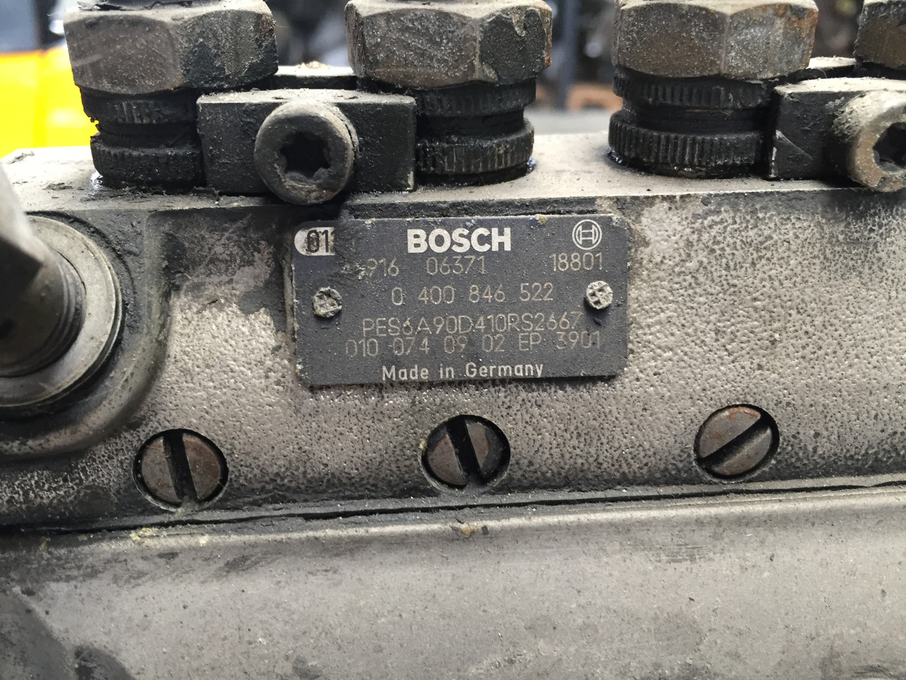 Gebrauchte Einspritzpumpe MB 814, Typ : OM 366, Bosch - Nr. : 0400 846 522 - Пумпа за гориво за Камион: слика 2 Gebrauchte Einspritzpumpe MB 814, Typ : OM 366, Bosch - Nr. : 0400 846 522 - Пумпа за гориво за Камион: слика 2