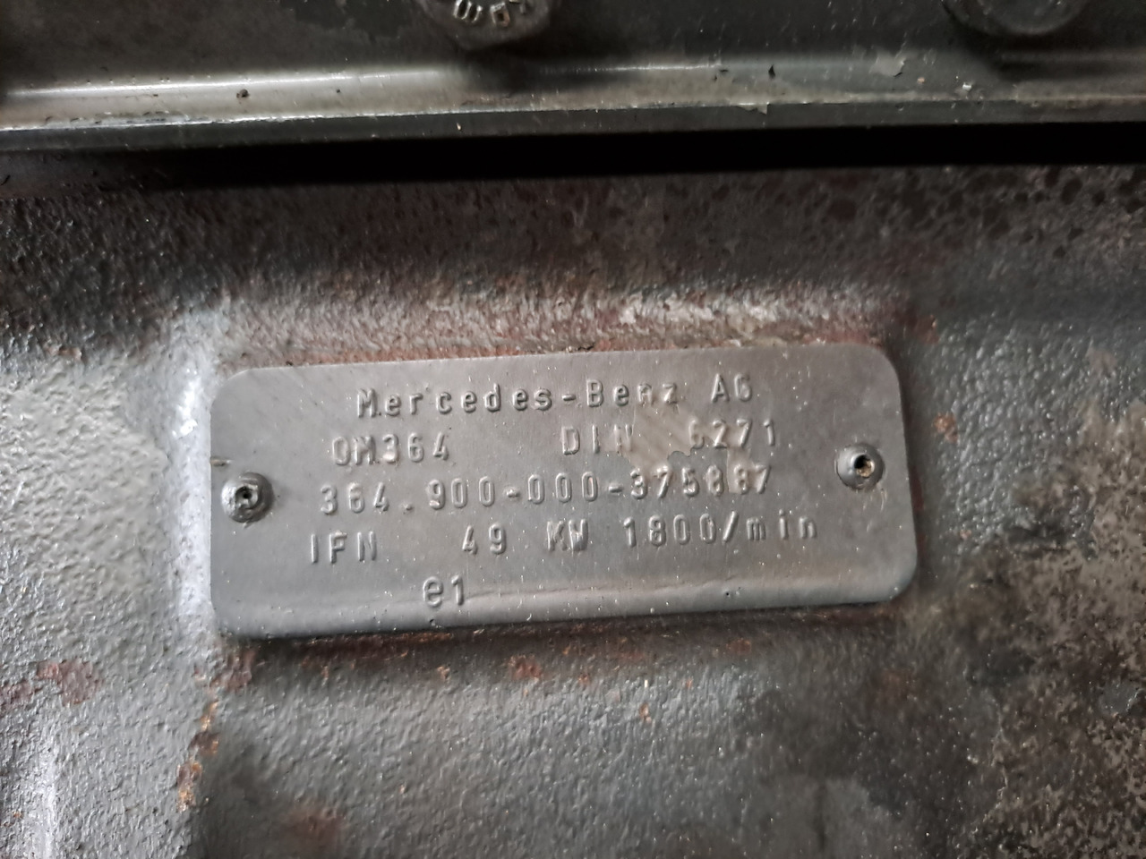 Gebrauchter Motor DB OM 364 - Мотор за Камион: слика 5 Gebrauchter Motor DB OM 364 - Мотор за Камион: слика 5