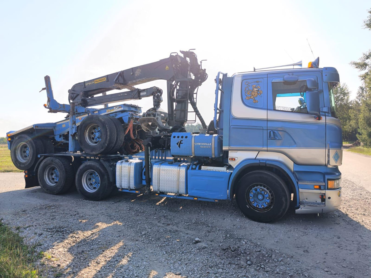 SCANIA R620 V8 - Камион за дрва, Камион со кран: слика 5 SCANIA R620 V8 - Камион за дрва, Камион со кран: слика 5