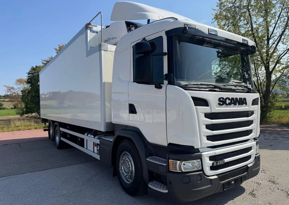 Scania Scania G 490 / CHŁODNIA + WINDA / 23 PALETY / EURO6 / OŚ SKRĘTNA / CARRIER 850 / ASO - Камион ладилник: слика 2 Scania Scania G 490 / CHŁODNIA + WINDA / 23 PALETY / EURO6 / OŚ SKRĘTNA / CARRIER 850 / ASO - Камион ладилник: слика 2