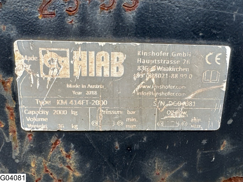 Hiab Pallethaak - Додаток: слика 3 Hiab Pallethaak - Додаток: слика 3