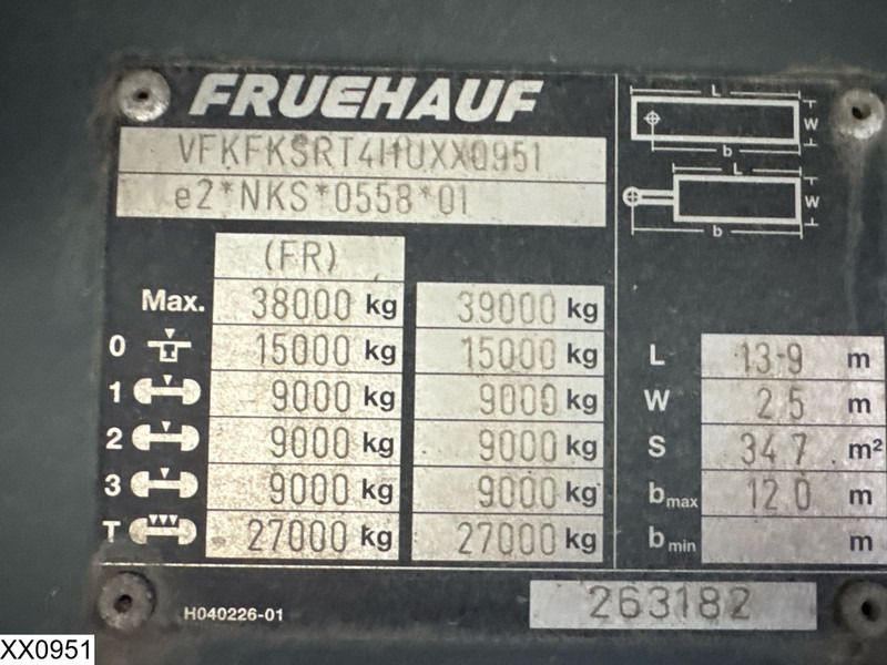 Fruehauf Tautliner - Полуприколка со церада: слика 4 Fruehauf Tautliner - Полуприколка со церада: слика 4
