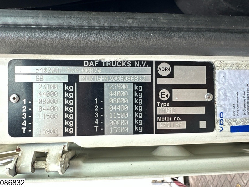 Камион влекач DAF XF 460 6x2, EURO 6, HYDRAUlIC, RHD: слика 7