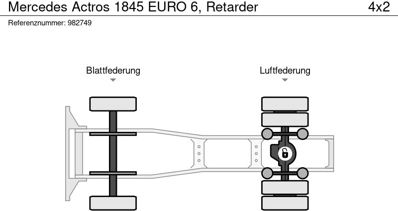 Камион влекач Mercedes-Benz Actros 1845 EURO 6, Retarder: слика 13 Камион влекач Mercedes-Benz Actros 1845 EURO 6, Retarder: слика 13
