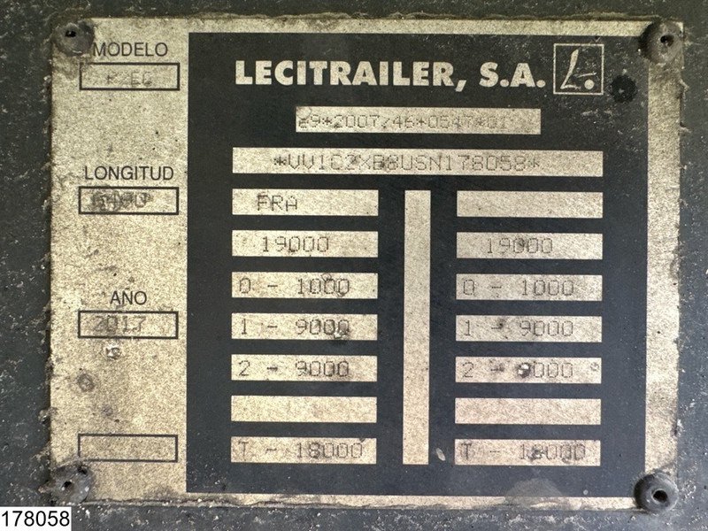 Lecitrailer Middenas Frigoblock EK 13 U - Приколка ладилник: слика 5 Lecitrailer Middenas Frigoblock EK 13 U - Приколка ладилник: слика 5