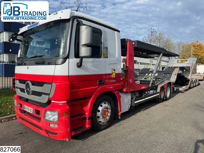 Mercedes-Benz Actros 2544 EURO 5, Lohr, Retarder, Combi - Автотранспортен камион: слика 1 Mercedes-Benz Actros 2544 EURO 5, Lohr, Retarder, Combi - Автотранспортен камион: слика 1
