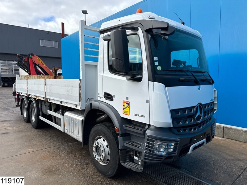 Mercedes-Benz Arocs 2636 6x4, EURO 6, Palfinger, Leaf suspension - Камион со платформа, Камион со кран: слика 3 Mercedes-Benz Arocs 2636 6x4, EURO 6, Palfinger, Leaf suspension - Камион со платформа, Камион со кран: слика 3