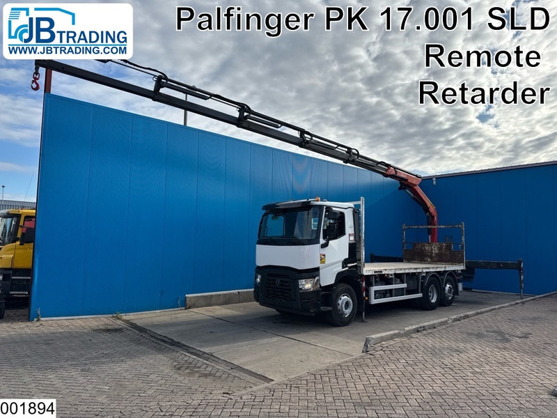 Renault C 430 6x2, EURO 6, Retarder, Palfinger, Remote, Steering - Камион со платформа, Камион со кран: слика 1 Renault C 430 6x2, EURO 6, Retarder, Palfinger, Remote, Steering - Камион со платформа, Камион со кран: слика 1