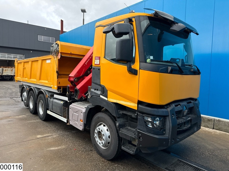 Renault C 430 8x4, EURO 6, HMF, Garnier - Кипер, Камион со кран: слика 3 Renault C 430 8x4, EURO 6, HMF, Garnier - Кипер, Камион со кран: слика 3