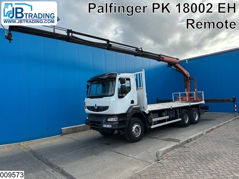 Renault Kerax 380 Dxi 6X4, EURO 6, Retarder, Palfinger, Remote - Камион со платформа, Камион со кран: слика 1 Renault Kerax 380 Dxi 6X4, EURO 6, Retarder, Palfinger, Remote - Камион со платформа, Камион со кран: слика 1