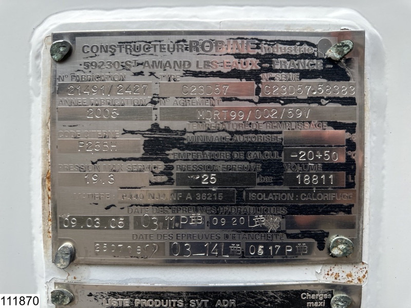 Renault Premium 270 18881 Liter, LPG GPL, Gas tank, Steel suspension - Камион цистерна: слика 3 Renault Premium 270 18881 Liter, LPG GPL, Gas tank, Steel suspension - Камион цистерна: слика 3