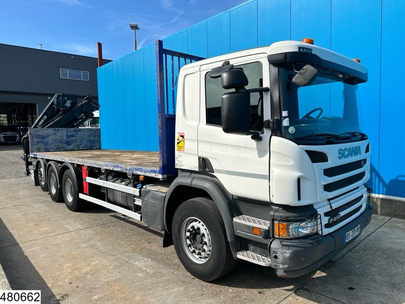 Scania P 410 8x4, EURO 6, HIAB, Remote, Steeringaxle - Камион со платформа, Камион со кран: слика 4 Scania P 410 8x4, EURO 6, HIAB, Remote, Steeringaxle - Камион со платформа, Камион со кран: слика 4