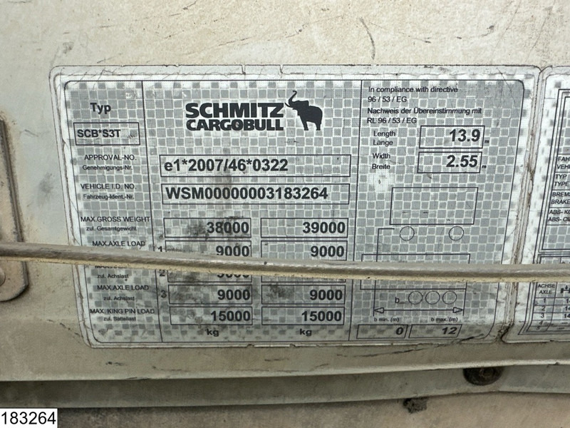 Schmitz Cargobull Tautliner - Полуприколка со церада: слика 5 Schmitz Cargobull Tautliner - Полуприколка со церада: слика 5