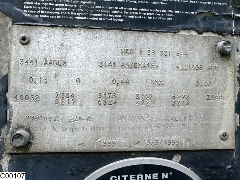 Trailor Fuel 40082 Litres, 9 Compartments - Полуприколка цистерна: слика 4 Trailor Fuel 40082 Litres, 9 Compartments - Полуприколка цистерна: слика 4