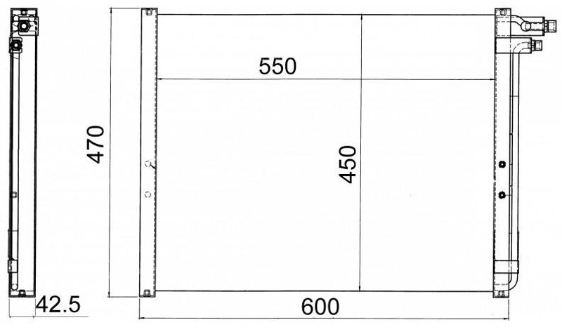 Ahlmann AZ150-4180953A-ECOCLIM 292A11-Airco condenser - Рамка/ Шасија за Градежна машина: слика 5 Ahlmann AZ150-4180953A-ECOCLIM 292A11-Airco condenser - Рамка/ Шасија за Градежна машина: слика 5