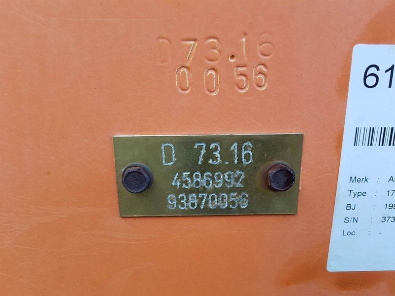 Atlas 1704MH-D73.16-Dipperstick/Stiel/Lepelsteel - Брана: слика 5 Atlas 1704MH-D73.16-Dipperstick/Stiel/Lepelsteel - Брана: слика 5