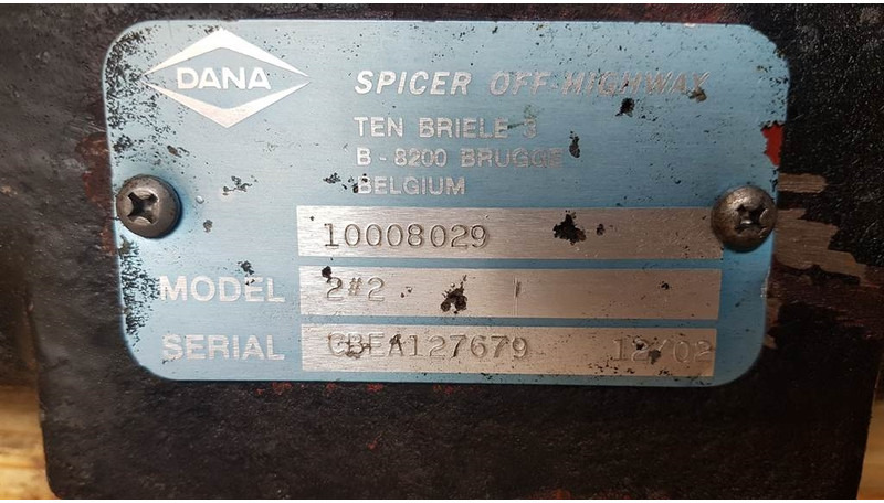 DANA Spicer 2 # 2 - Liebherr L 544 - Transmission/ - Менувач и делови за Градежна машина: слика 5 DANA Spicer 2 # 2 - Liebherr L 544 - Transmission/ - Менувач и делови за Градежна машина: слика 5
