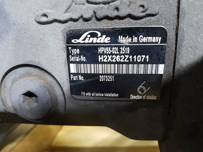Linde HPV55-02L - Vögele - 2075251 -Drive pump/Fahrpumpe - Хидраулика: слика 4 Linde HPV55-02L - Vögele - 2075251 -Drive pump/Fahrpumpe - Хидраулика: слика 4