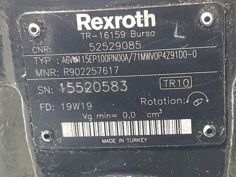 Manitou MLT630/730-52529085-A6VM115EP100PN00A-Drive motor - Хидраулика за Градежна машина: слика 4 Manitou MLT630/730-52529085-A6VM115EP100PN00A-Drive motor - Хидраулика за Градежна машина: слика 4