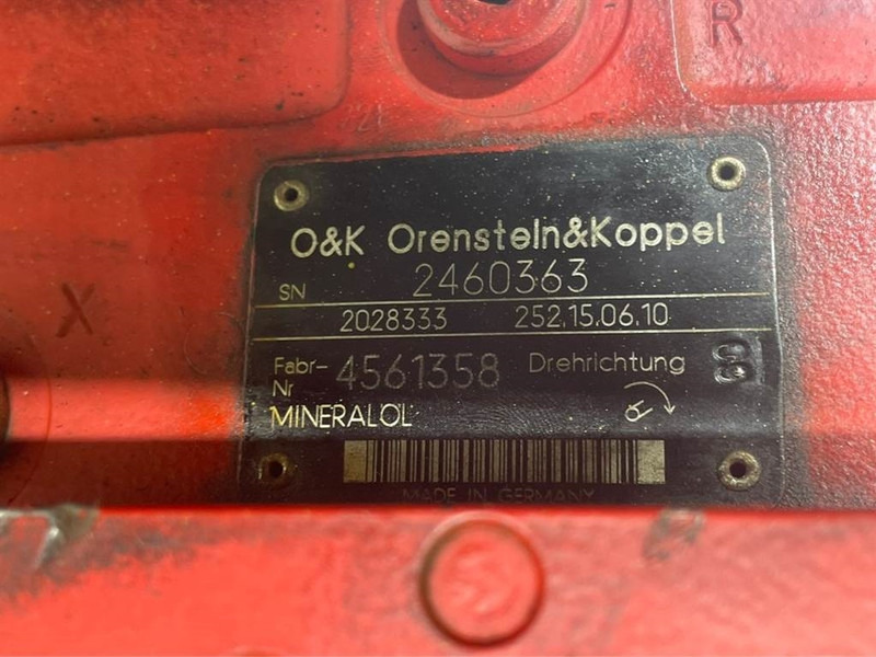 O & K MH6.5-2460363-Drive pump/Fahrpumpe/Rijpomp - Хидраулика за Градежна машина: слика 4 O & K MH6.5-2460363-Drive pump/Fahrpumpe/Rijpomp - Хидраулика за Градежна машина: слика 4