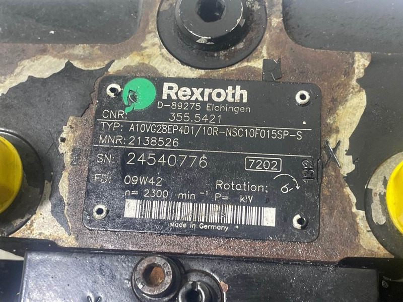Rexroth A10VG28EP4D1/10R-Drive pump/Fahrpumpe/Rijpomp - Хидраулика за Градежна машина: слика 4 Rexroth A10VG28EP4D1/10R-Drive pump/Fahrpumpe/Rijpomp - Хидраулика за Градежна машина: слика 4