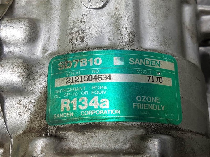 SANDEN SD7B10-7170-Compressor/Kompressor/Aircopomp - Компресор на клима уред за Градежна машина: слика 4 SANDEN SD7B10-7170-Compressor/Kompressor/Aircopomp - Компресор на клима уред за Градежна машина: слика 4