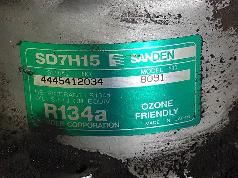 SANDEN SD7H15-8091-Compressor/Kompressor/Aircopomp - Компресор на клима уред за Градежна машина: слика 4 SANDEN SD7H15-8091-Compressor/Kompressor/Aircopomp - Компресор на клима уред за Градежна машина: слика 4