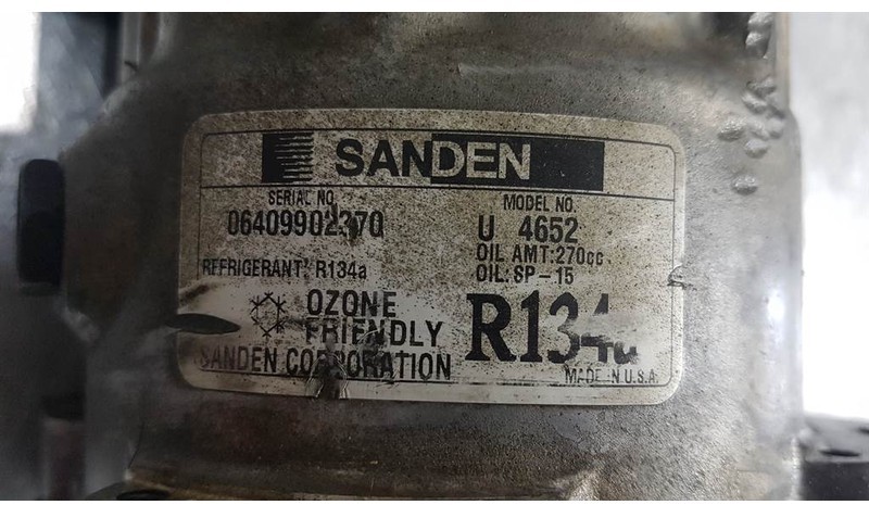 SANDEN U4652 - Compressor/Kompressor/Aircopomp - Компресор на клима уред за Градежна машина: слика 3 SANDEN U4652 - Compressor/Kompressor/Aircopomp - Компресор на клима уред за Градежна машина: слика 3