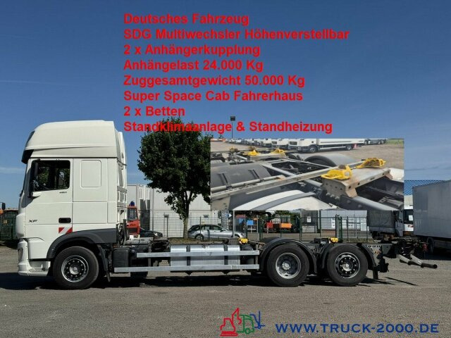 DAF 480 SSC BDF SDG Multiwechsler 2Betten Standklima - Транспортер на контејнер/ Камион со променливо тело: слика 1 DAF 480 SSC BDF SDG Multiwechsler 2Betten Standklima - Транспортер на контејнер/ Камион со променливо тело: слика 1