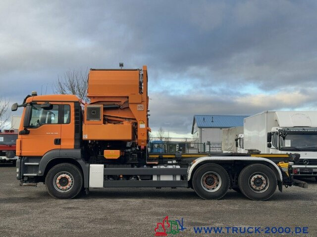 Камион за ѓубре за транспорт на ѓубре MAN TGS 26.320 HS Fahrzeugbau ASF Wechselcontainer: слика 12