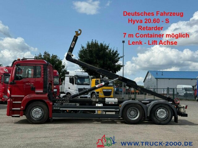 MAN TGS 26.430 Hyva 60.20S Retarder Lenk Liftachse - Камион со кука за подигање: слика 1 MAN TGS 26.430 Hyva 60.20S Retarder Lenk Liftachse - Камион со кука за подигање: слика 1