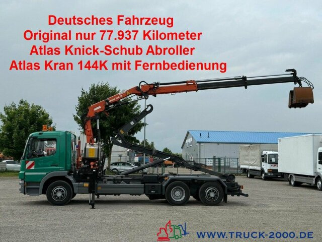 Mercedes-Benz 2024 Atlas Abroller Atlas Kran FB Nur77.937 KM - Камион со кука за подигање, Камион со кран: слика 1 Mercedes-Benz 2024 Atlas Abroller Atlas Kran FB Nur77.937 KM - Камион со кука за подигање, Камион со кран: слика 1