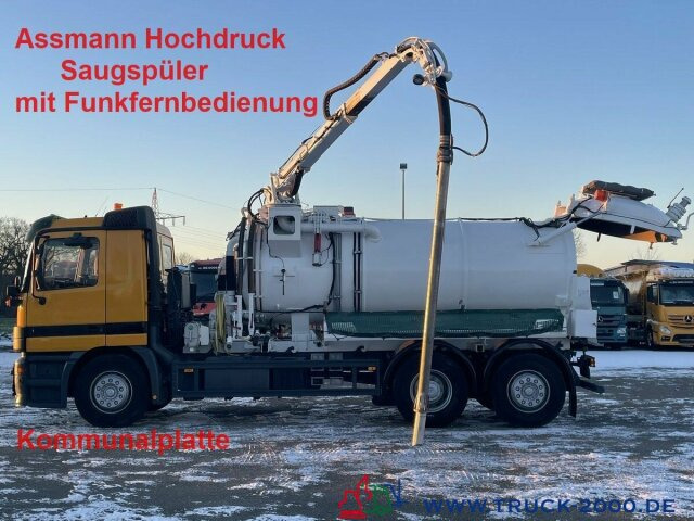 Mercedes-Benz 2631 Assmann Hochdruck Saugspüler 9000 l. Tank - Вакуумски камион: слика 1 Mercedes-Benz 2631 Assmann Hochdruck Saugspüler 9000 l. Tank - Вакуумски камион: слика 1