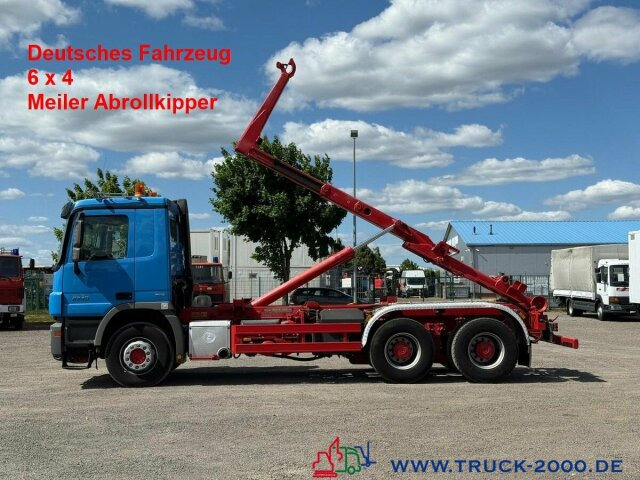 Mercedes-Benz 2746 Actros 6x4 Meiller Deutscher LKW - Камион со кука за подигање: слика 1 Mercedes-Benz 2746 Actros 6x4 Meiller Deutscher LKW - Камион со кука за подигање: слика 1