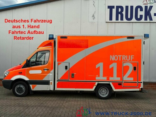 Mercedes-Benz Sprinter 516 Fahrtec RTW Luftfederung Retarder - Амбулантно возило: слика 1 Mercedes-Benz Sprinter 516 Fahrtec RTW Luftfederung Retarder - Амбулантно возило: слика 1
