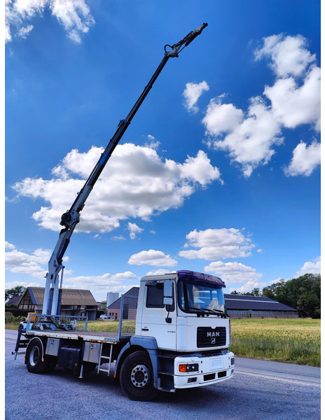 MAN 18.410 F2000 Cormach 22000 E4F + jib - Камион со платформа, Камион со кран: слика 1 MAN 18.410 F2000 Cormach 22000 E4F + jib - Камион со платформа, Камион со кран: слика 1