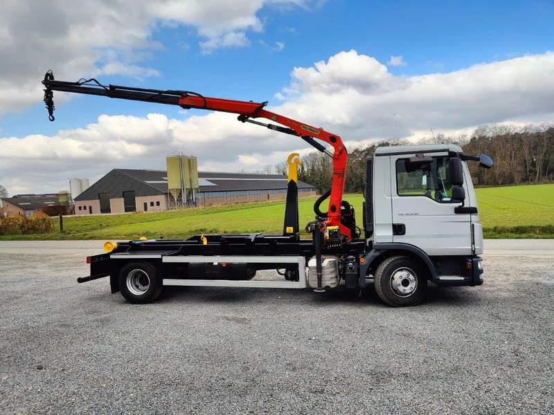 MAN TGL 12.250 Containersysteem Jimeca met kraan Palfinger PK4501 - Камион со кука за подигање, Камион со кран: слика 4 MAN TGL 12.250 Containersysteem Jimeca met kraan Palfinger PK4501 - Камион со кука за подигање, Камион со кран: слика 4