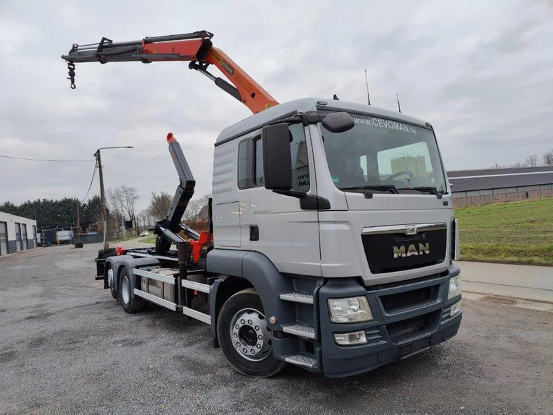 MAN TGS 26.320 Container Multilift + Kraan Palfinger PK16502 - Камион со кука за подигање, Камион со кран: слика 2 MAN TGS 26.320 Container Multilift + Kraan Palfinger PK16502 - Камион со кука за подигање, Камион со кран: слика 2