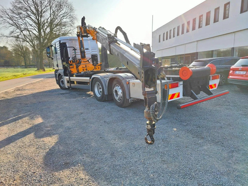 MAN TGX 26.400 6x2 Euro5 Container LEEBUR + Crane Effer 145 - Камион со кука за подигање, Камион со кран: слика 5 MAN TGX 26.400 6x2 Euro5 Container LEEBUR + Crane Effer 145 - Камион со кука за подигање, Камион со кран: слика 5