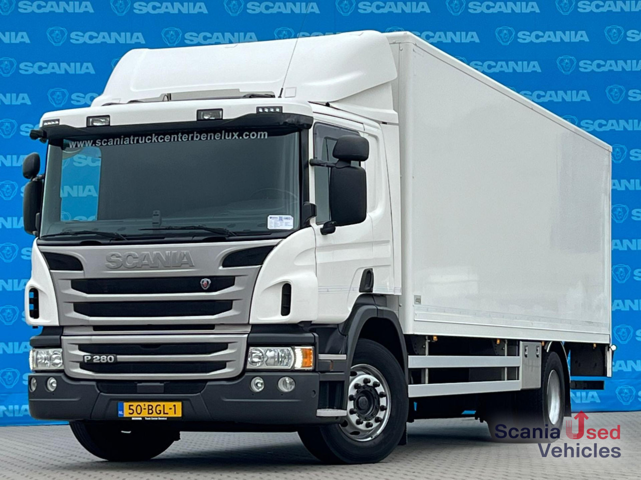 SCANIA P 280 DB4x2MNA TAILLIFT 2T BOX 750x249x230cm - Камион сандучар: слика 1 SCANIA P 280 DB4x2MNA TAILLIFT 2T BOX 750x249x230cm - Камион сандучар: слика 1
