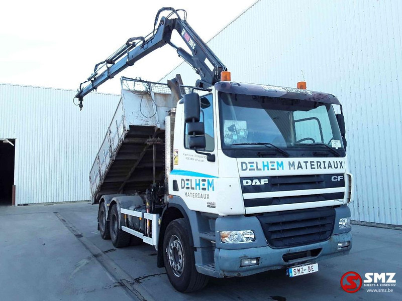 DAF 85 CF 380 Hiab 200-3 No remote tractor-tipper - Кипер, Камион со кран: слика 1 DAF 85 CF 380 Hiab 200-3 No remote tractor-tipper - Кипер, Камион со кран: слика 1