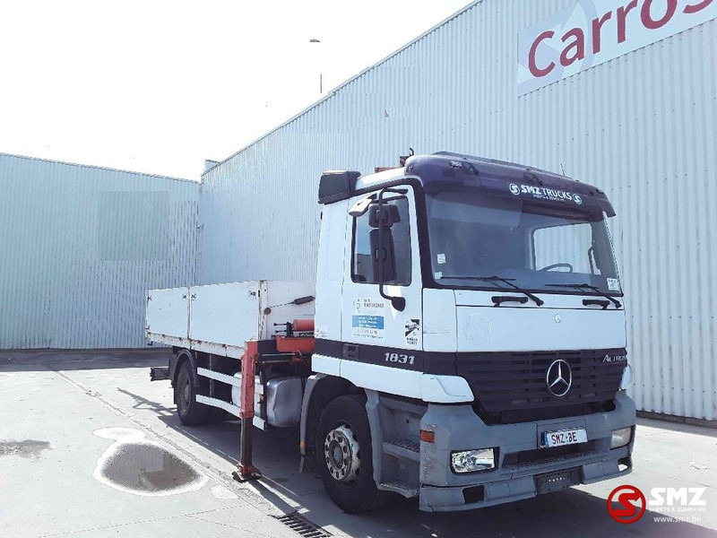 Mercedes-Benz Actros 1831 165000km lames - Камион со платформа: слика 1 Mercedes-Benz Actros 1831 165000km lames - Камион со платформа: слика 1
