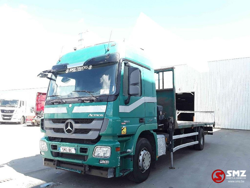 Mercedes-Benz Actros 1841 - Камион со платформа, Камион со кран: слика 3 Mercedes-Benz Actros 1841 - Камион со платформа, Камион со кран: слика 3