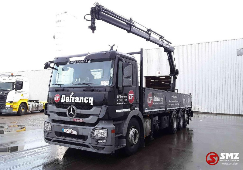 Mercedes-Benz Actros 3236 hiab 166-5remote - Камион со платформа, Камион со кран: слика 3 Mercedes-Benz Actros 3236 hiab 166-5remote - Камион со платформа, Камион со кран: слика 3