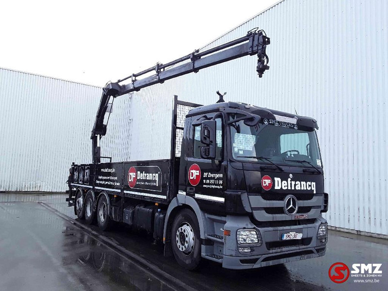 Mercedes-Benz Actros 3236 hiab 166-5remote - Камион со платформа, Камион со кран: слика 1 Mercedes-Benz Actros 3236 hiab 166-5remote - Камион со платформа, Камион со кран: слика 1