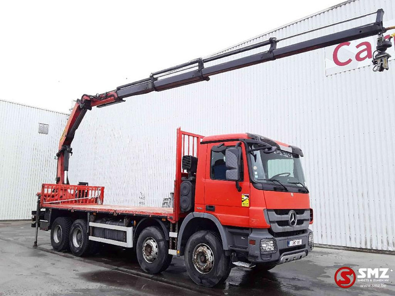 Mercedes-Benz Actros 4144 Palfinger Pk22002Eh 4 ext remote - Камион со платформа, Камион со кран: слика 3 Mercedes-Benz Actros 4144 Palfinger Pk22002Eh 4 ext remote - Камион со платформа, Камион со кран: слика 3