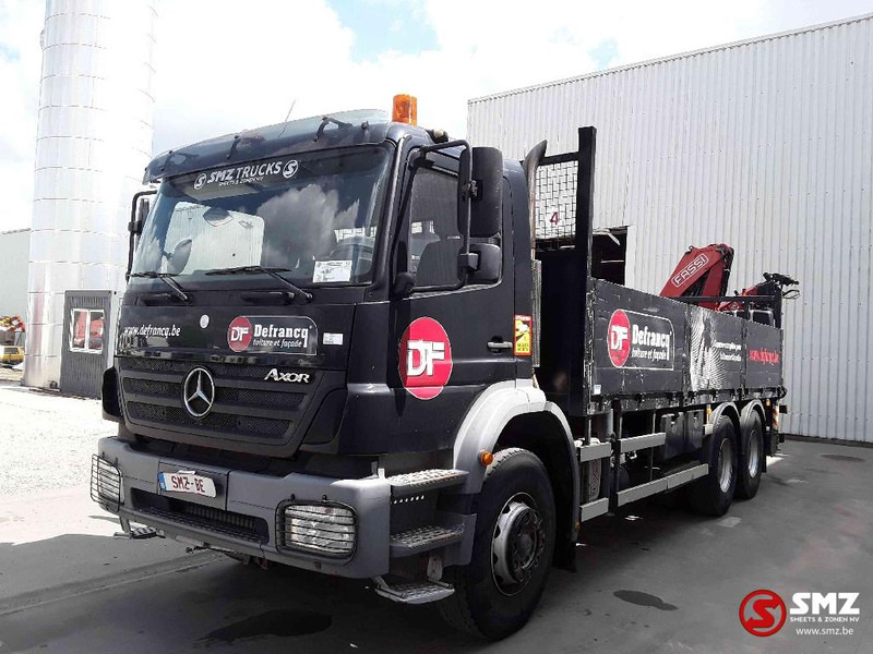 Mercedes-Benz Axor 2633 fassi f 170-3 remote - Камион со платформа, Камион со кран: слика 3 Mercedes-Benz Axor 2633 fassi f 170-3 remote - Камион со платформа, Камион со кран: слика 3