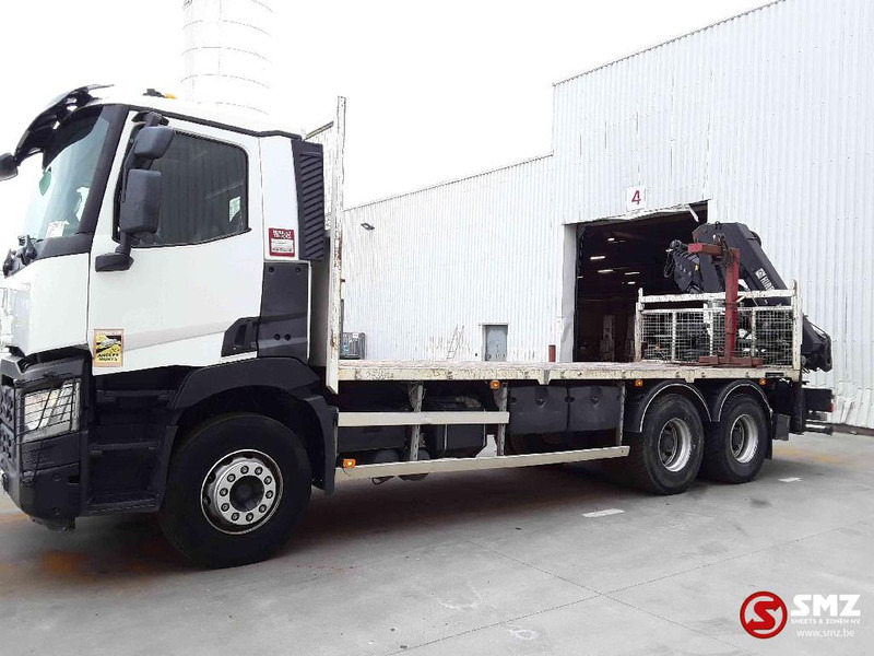 Renault C 380 hiab 188-3 remote - Камион со платформа, Камион со кран: слика 5 Renault C 380 hiab 188-3 remote - Камион со платформа, Камион со кран: слика 5