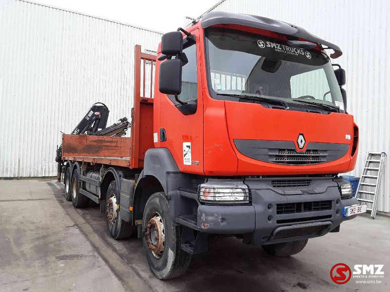 Renault Kerax 430 hiab 166 B- +remote - Камион со платформа, Камион со кран: слика 1 Renault Kerax 430 hiab 166 B- +remote - Камион со платформа, Камион со кран: слика 1